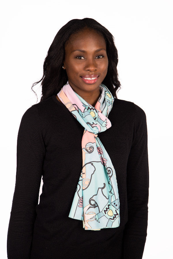 Painted Desert - Reversible Performance Scarf