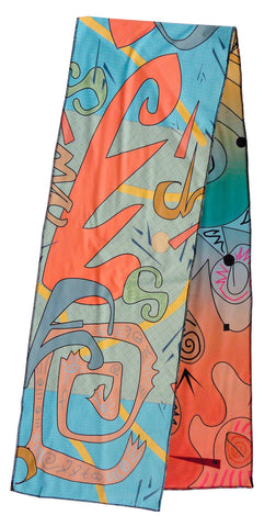 Graffitti - Reversible Performance Scarf