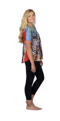 Ruby Linker tunic top - with zebras