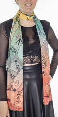 Graffitti - Reversible Performance Scarf